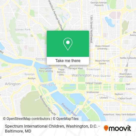 Spectrum International Children map