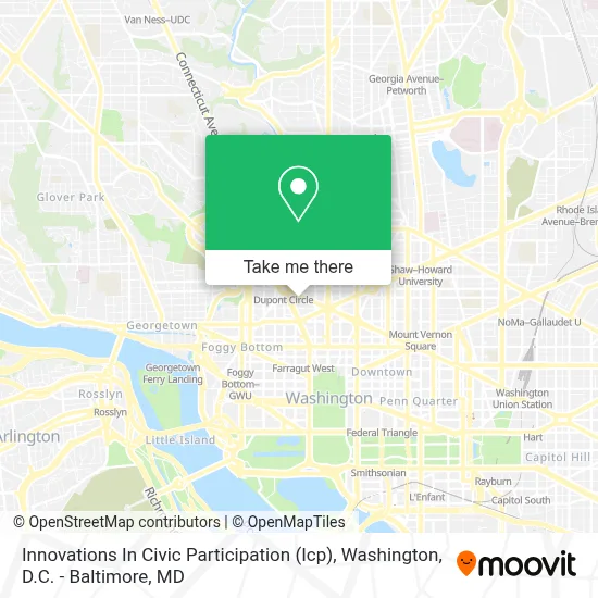 Innovations In Civic Participation (Icp) map