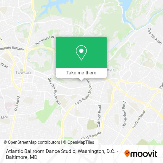 Atlantic Ballroom Dance Studio map