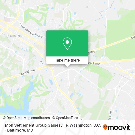 Mbh Settlement Group Gainesville map