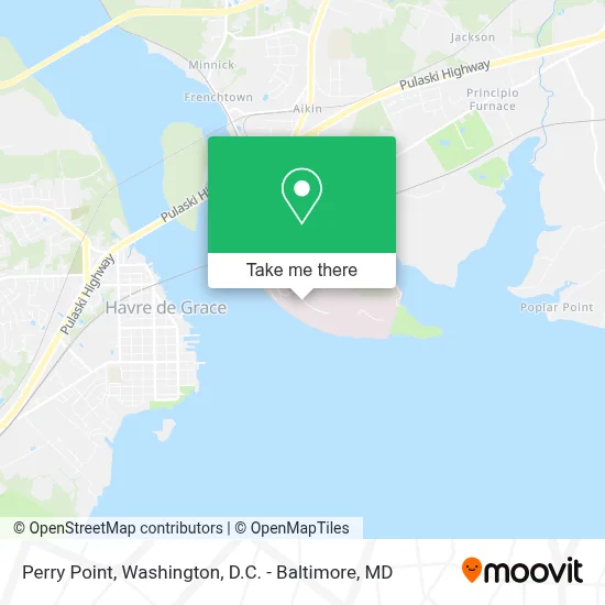 Perry Point map