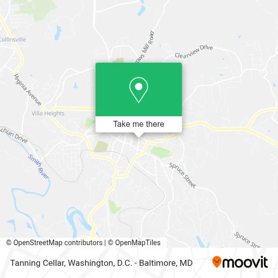 Tanning Cellar map