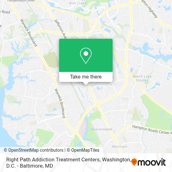 Right Path Addiction Treatment Centers map