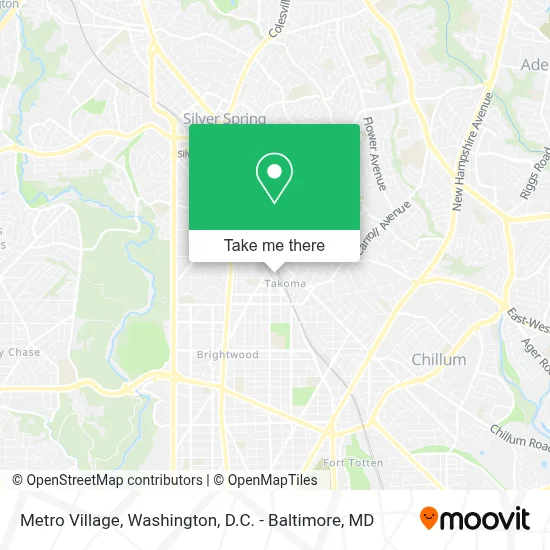 Metro Village map