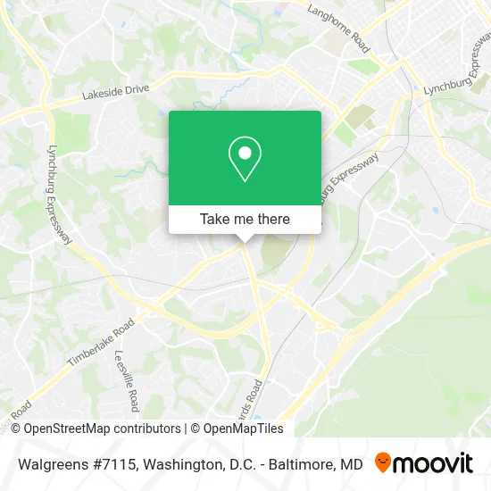 Walgreens #7115 map