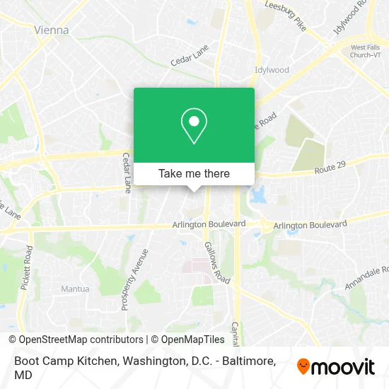 Boot Camp Kitchen map