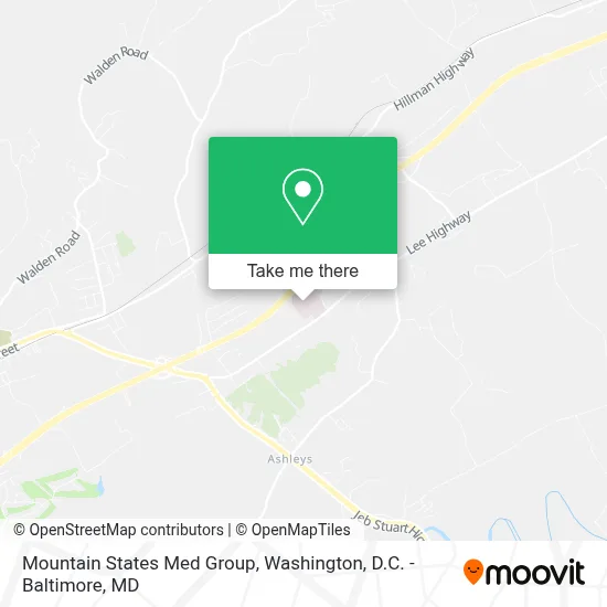 Mountain States Med Group map