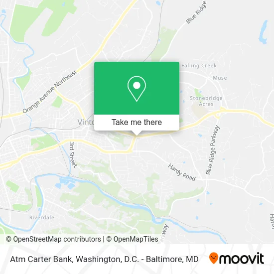 Atm Carter Bank map