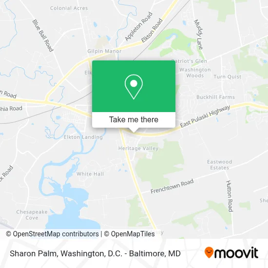 Sharon Palm map