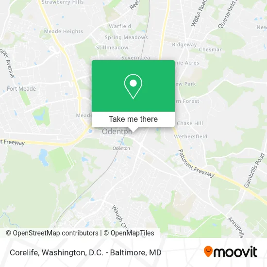 Corelife map