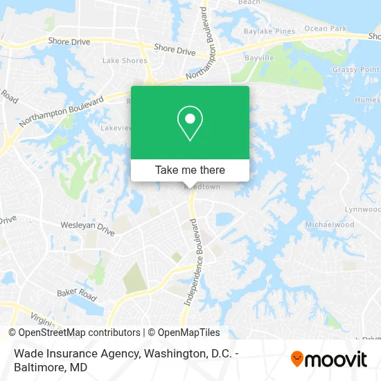 Wade Insurance Agency map