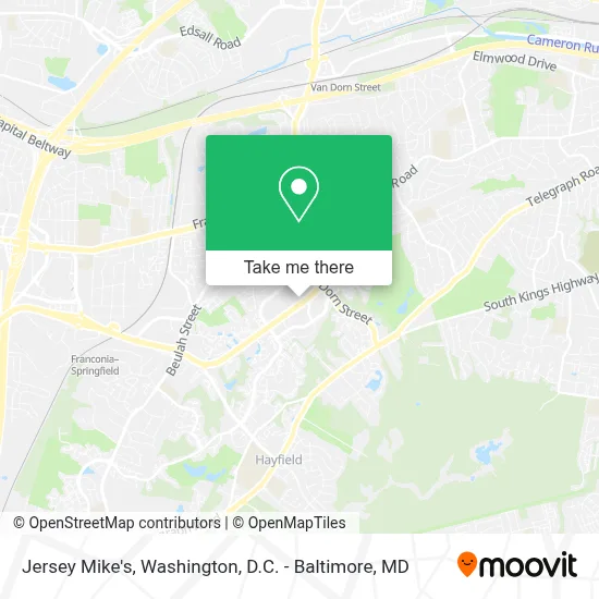 Jersey Mike's map