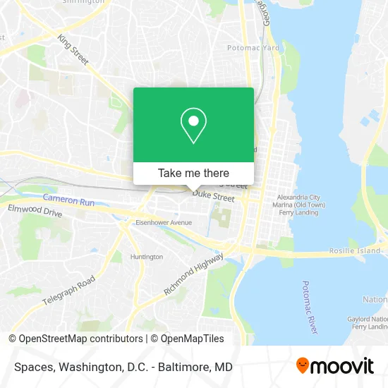 Spaces map