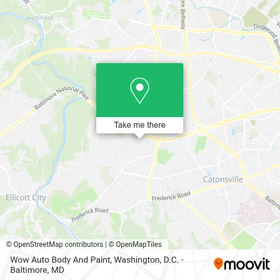 Wow Auto Body And Paint map