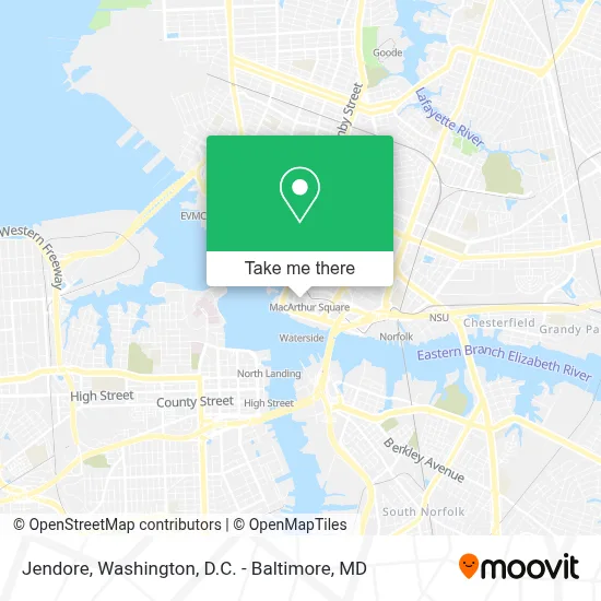 Jendore map