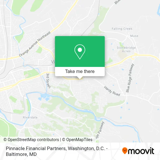 Pinnacle Financial Partners map