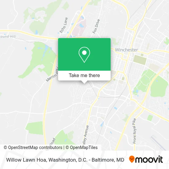 Willow Lawn Hoa map