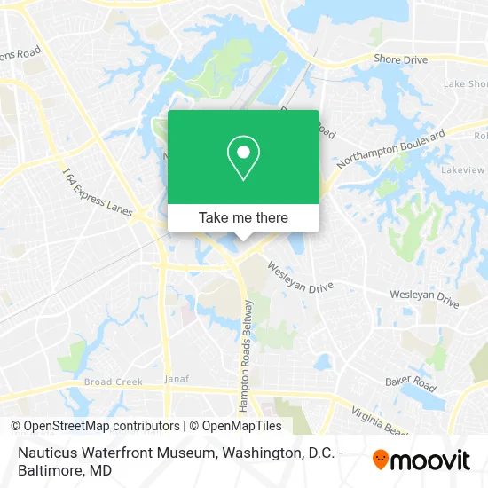 Nauticus Waterfront Museum map