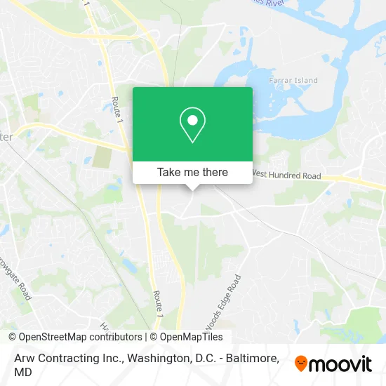 Arw Contracting Inc. map