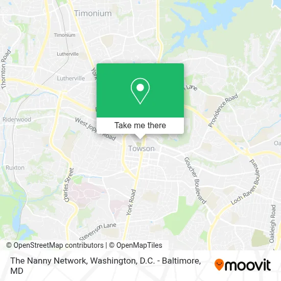 The Nanny Network map