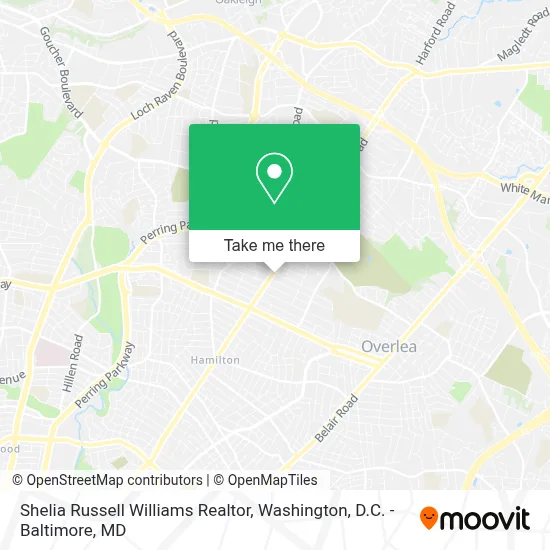 Shelia Russell  Williams  Realtor map
