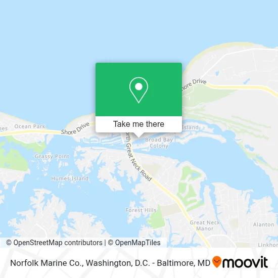 Norfolk Marine Co. map