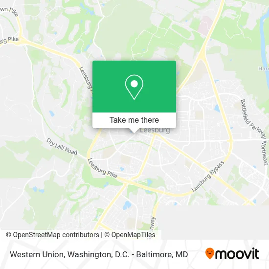 Western Union map