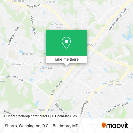 Sbarro map