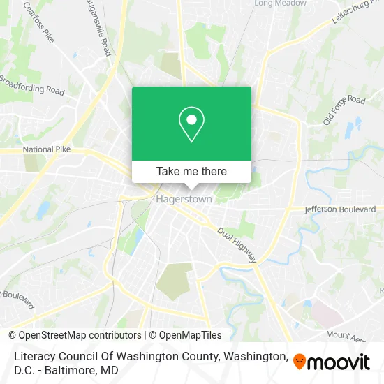 Literacy Council Of Washington County map