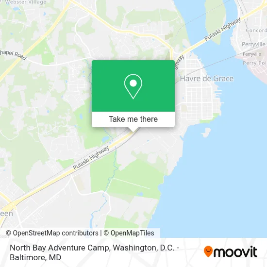 North Bay Adventure Camp map
