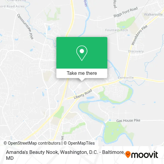 Amanda's Beauty Nook map