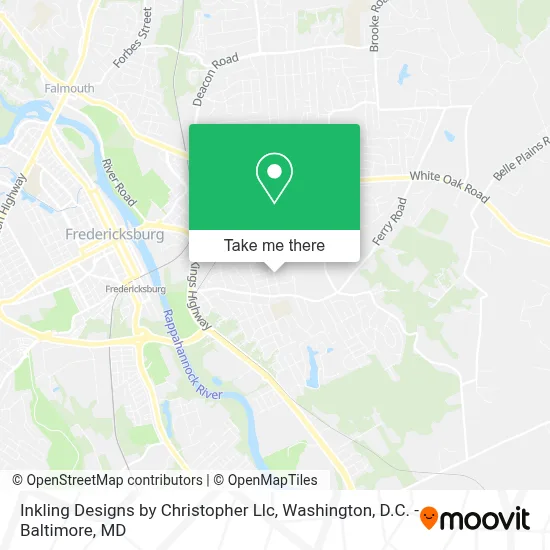 Inkling Designs by Christopher Llc map