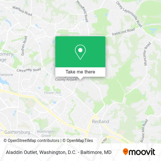 Aladdin Outlet map