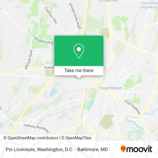 Psi Licensure map