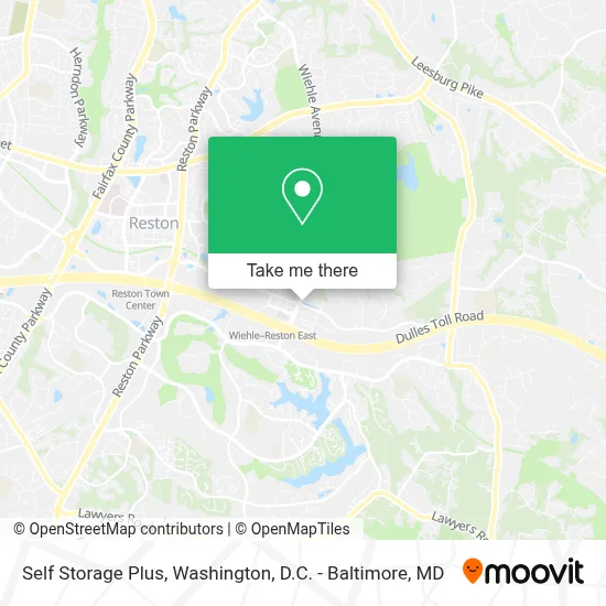 Self Storage Plus map