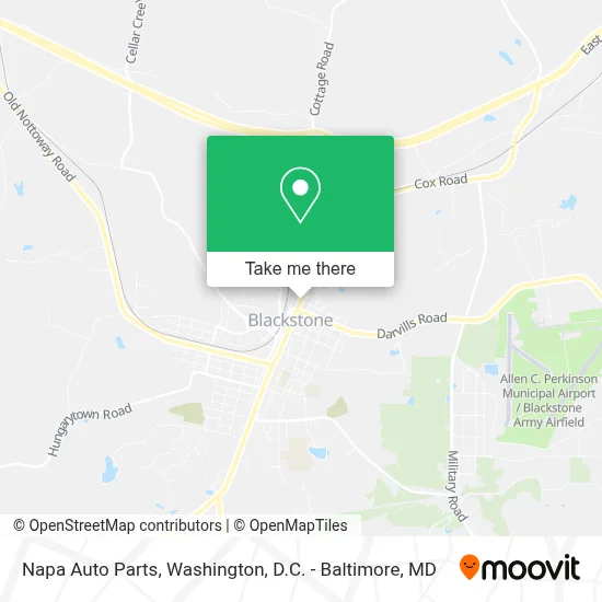 Napa Auto Parts map