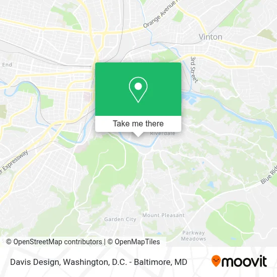 Davis Design map