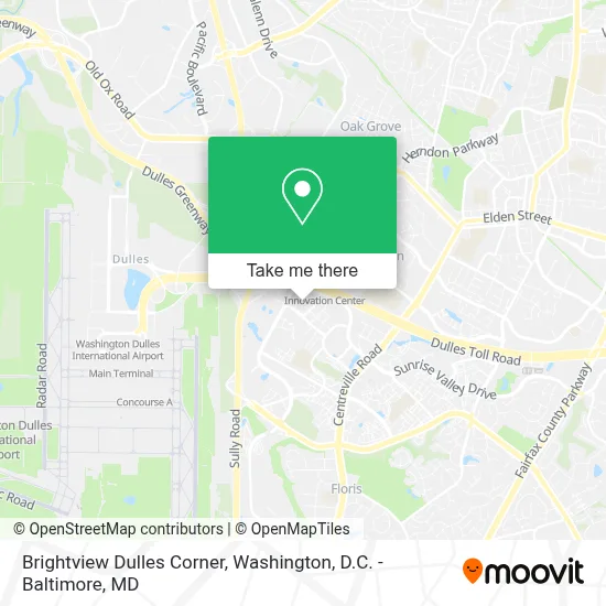 Brightview Dulles Corner map