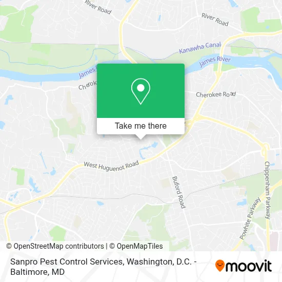 Sanpro Pest Control Services map