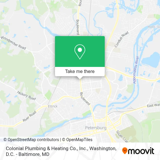 Colonial Plumbing & Heating Co., Inc. map