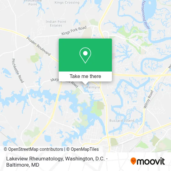 Lakeview Rheumatology map