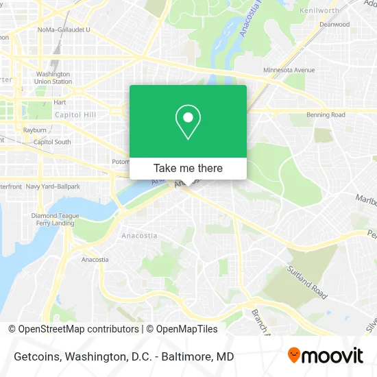 Getcoins map