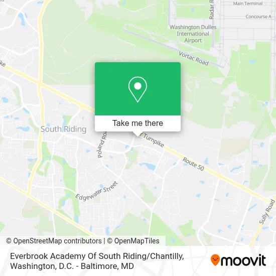 Everbrook Academy Of South Riding / Chantilly map