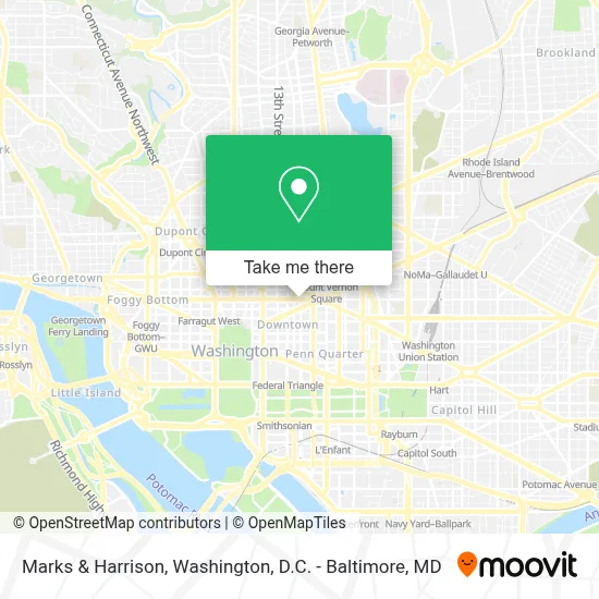 Marks & Harrison map