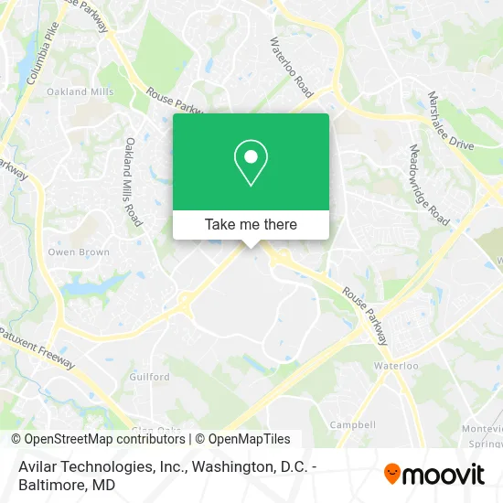 Avilar Technologies, Inc. map