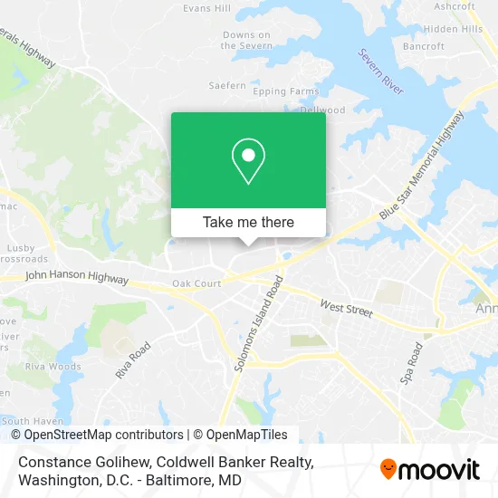 Constance Golihew, Coldwell Banker Realty map
