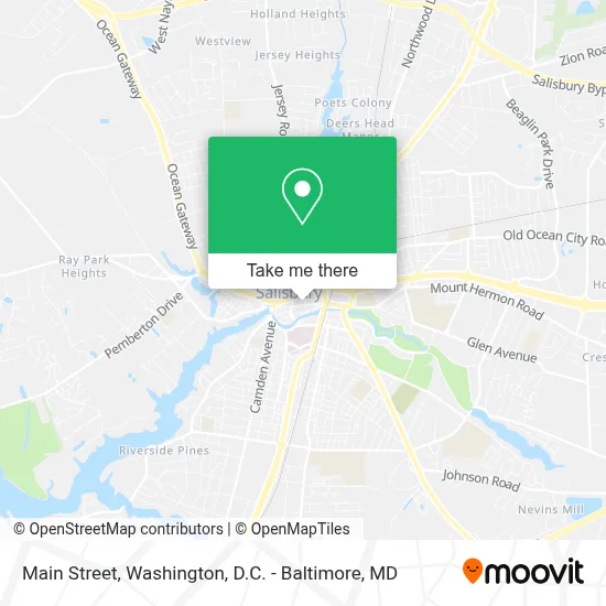 Main Street map