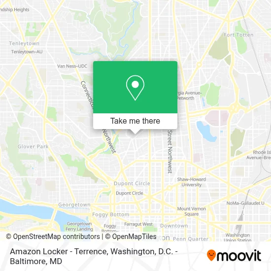Amazon Locker - Terrence map