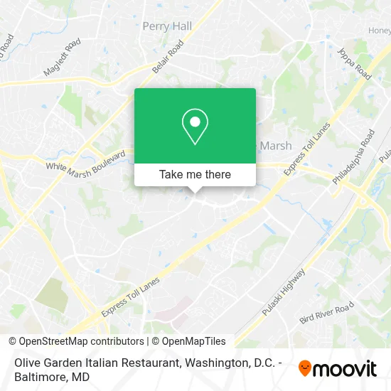 Olive Garden Italian Restaurant map