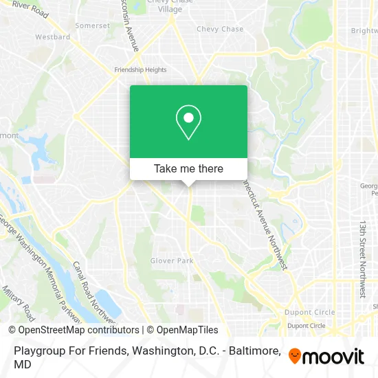 Playgroup For Friends map